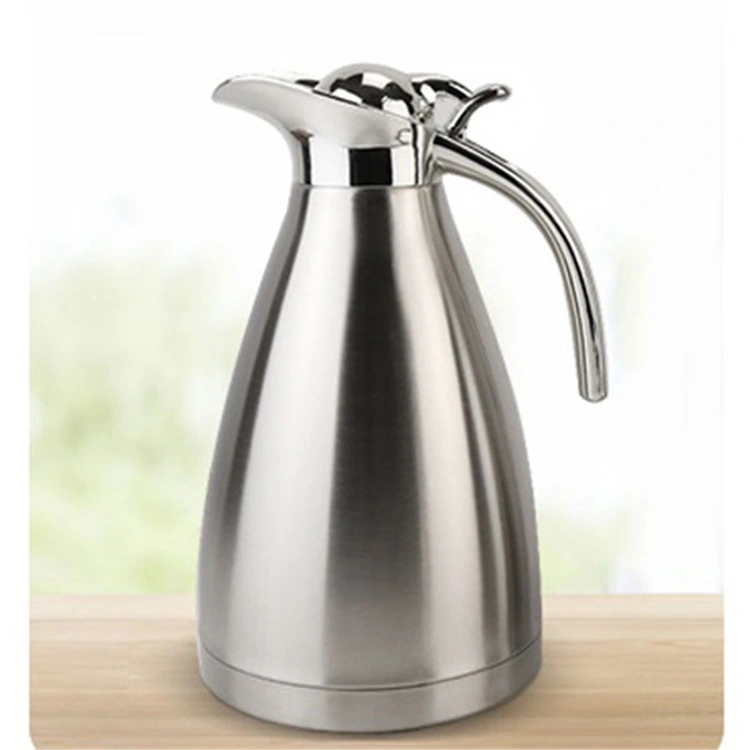 1L /1.5L/2L Double Wall Stainless Steel Vacuum Thermos Coffee Pot