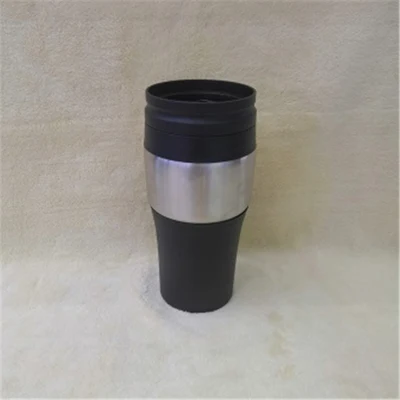 400ml Stainless Steel Travel Mug with Plastic Lid (SH