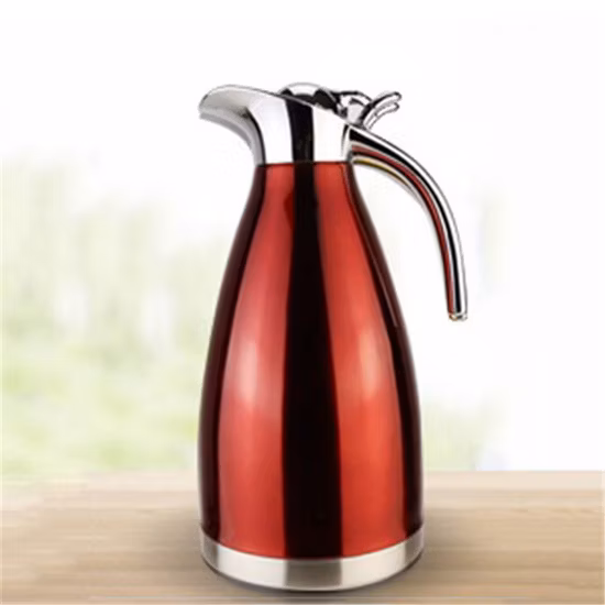 1L /1.5L/2L Double Wall Stainless Steel Vacuum Thermos Coffee Pot