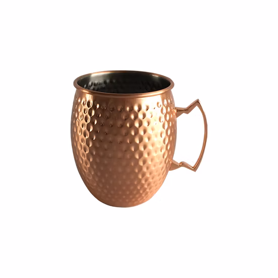 Martini 12 Oz16oz Moscow Mule Stainless Steel Copper Mug with Handle