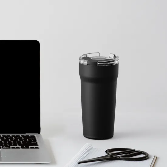 Portable Stainless Steel Double Wall Insulated Outdoor Sports Straw Plastic Water Bottle